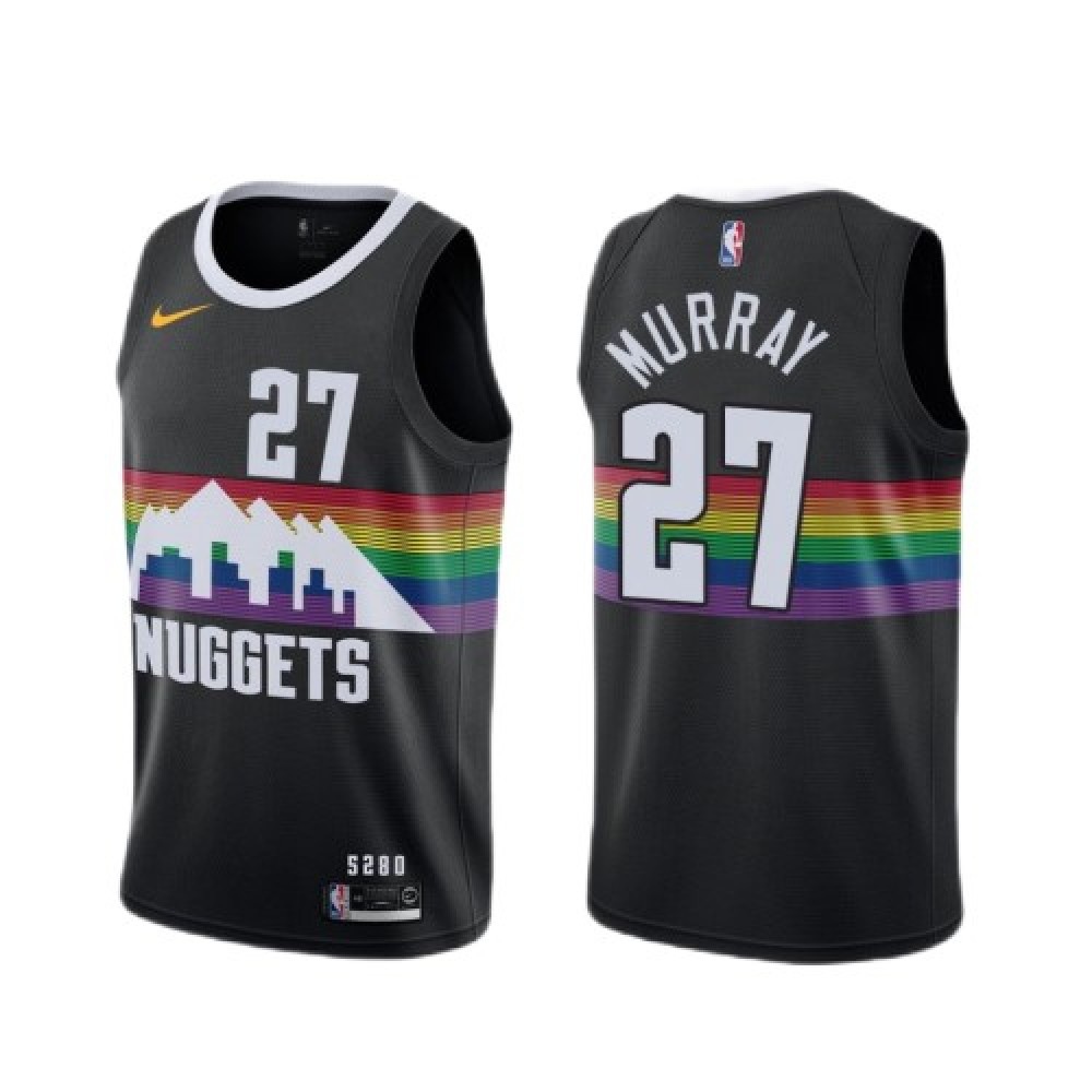 Men's Denver Nuggets Jamal Murray #27 Black Swingman Player Jersey – City Edition-Pro Kit Vault | Brand New 26/27 Sports Jerseys